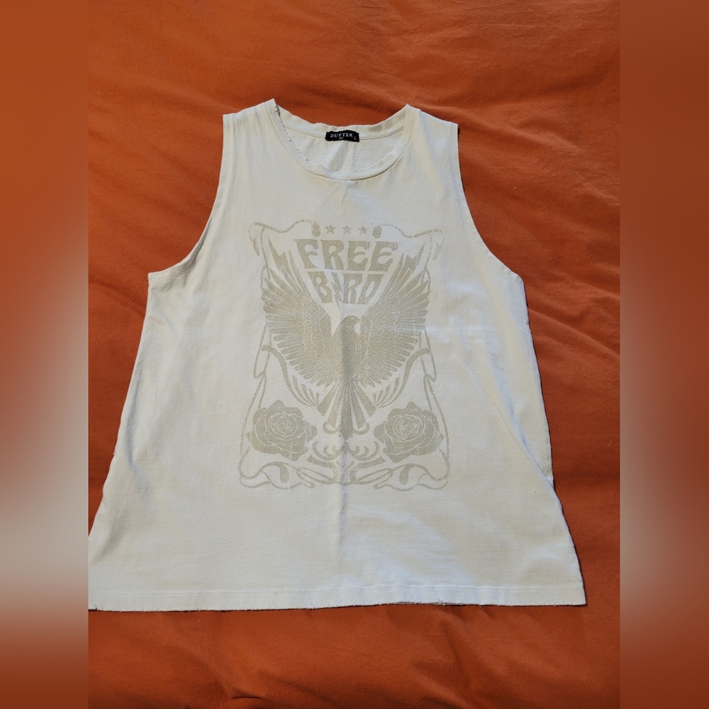 Zutter free bird graphic tee, L